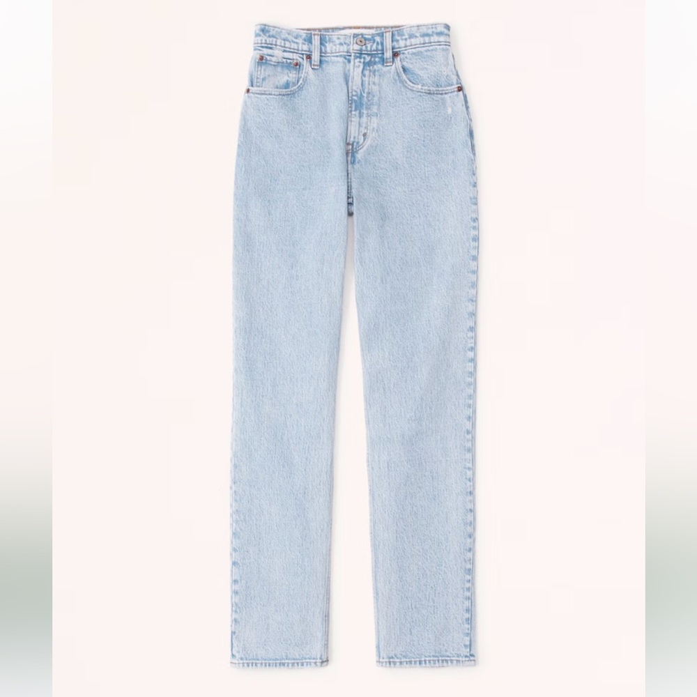 A&F The 90s Ultra High Rise Straight Jean